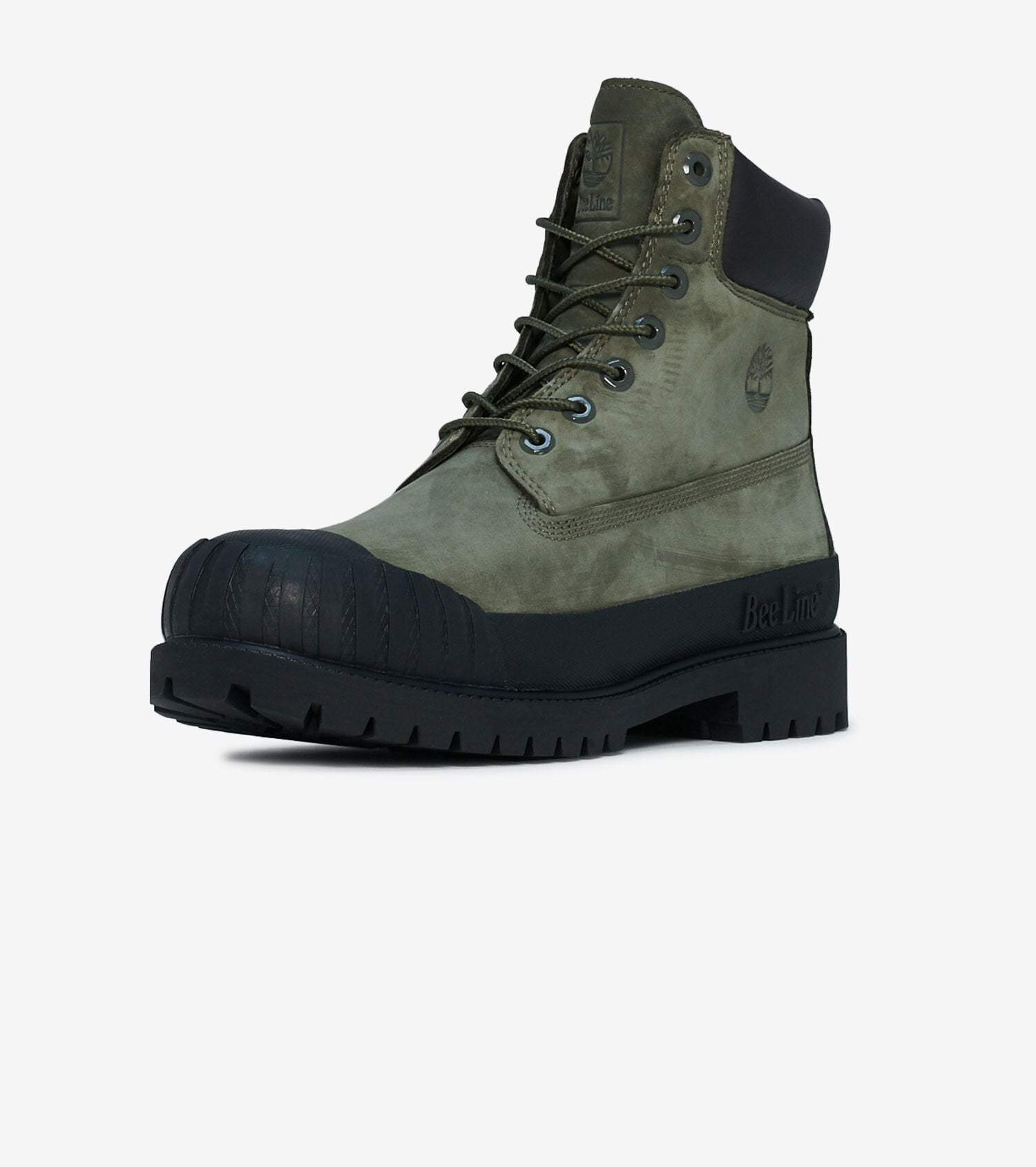 Timberland Men's 6 inch Rubber Toe Bee Line Boots in Green | Size 9.5 | TB0A5TFKA58