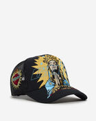 Cult of Individuality Sacred Heart Mesh Back Trucker Hat 626BS-CHS06B Black 1