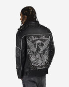 Smoke Rise Noble Steed PU Trucker Jacket WJ26S488SNZ-BLK Black 2