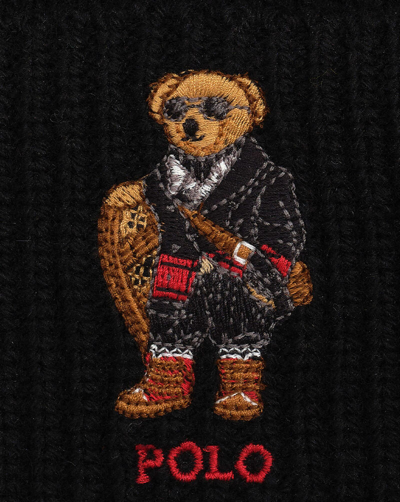 Polo Ralph Lauren Holiday Bear Beanie PC1454-001 Black 2