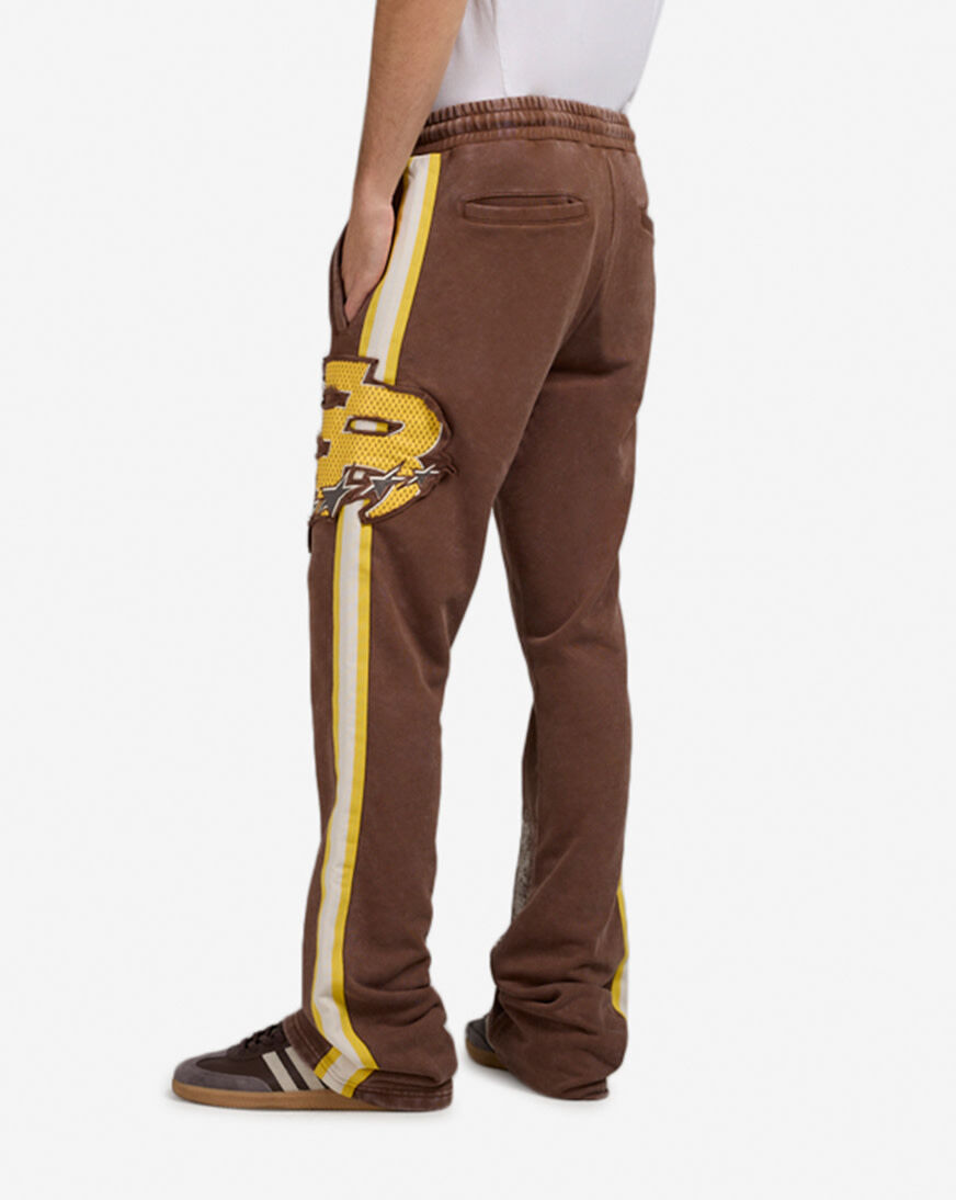 Shop Smoke Rise Division Fleece Pants FP25355SNZ-MUS brown