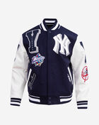 New York Yankees Mashup Rib Wool Varsity Jacket