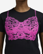 Graphic Tees Lace Bralette Tee TSWRD-118-BABYTEE Black 3