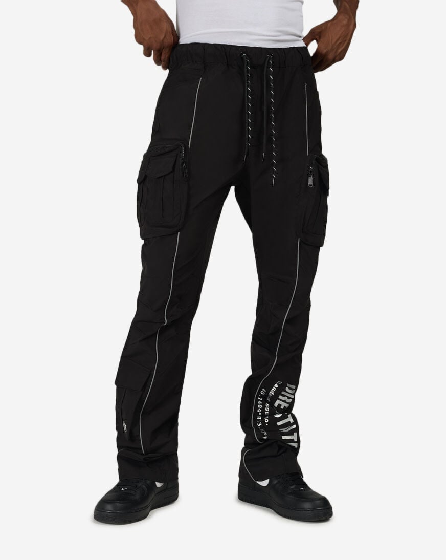Shop Smoke Rise Reflective Piping Utility Windbreaker Pant