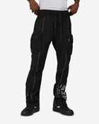 Smoke Rise Reflective Piping Utility Windbreaker Pant WP26F582SN-BLK Black 1