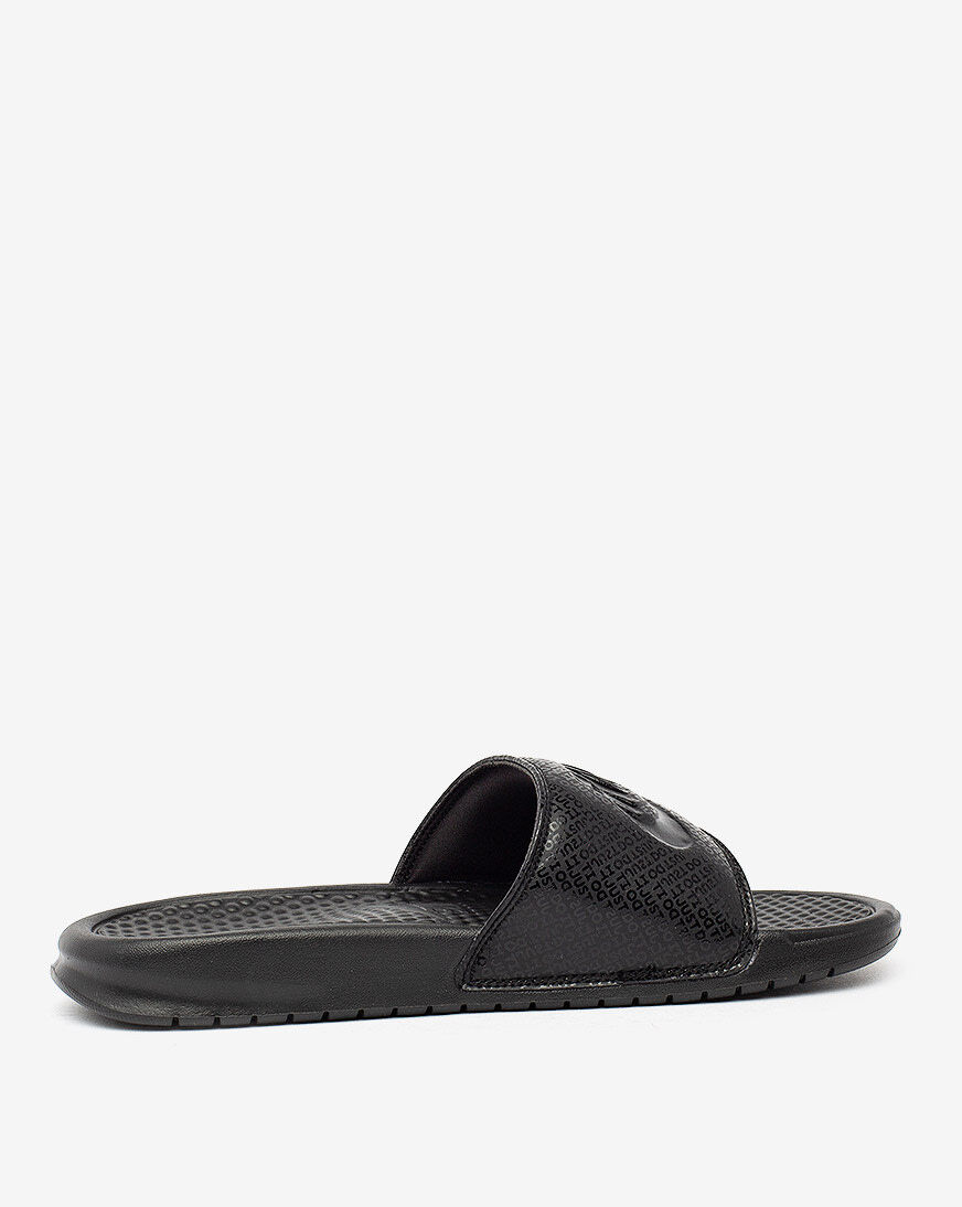 nike just do it black slides