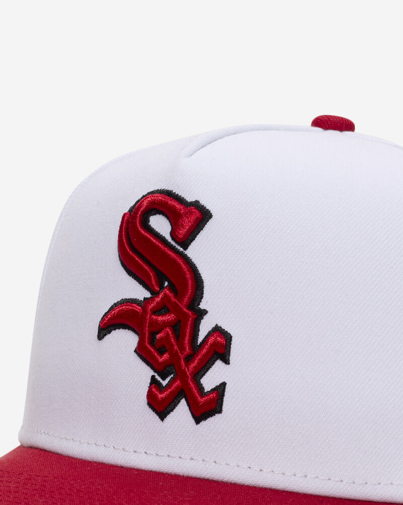 New Era 9Fifty Chicago White Sox Fire Red A-Frame Snapback Hat 70946466 White 2