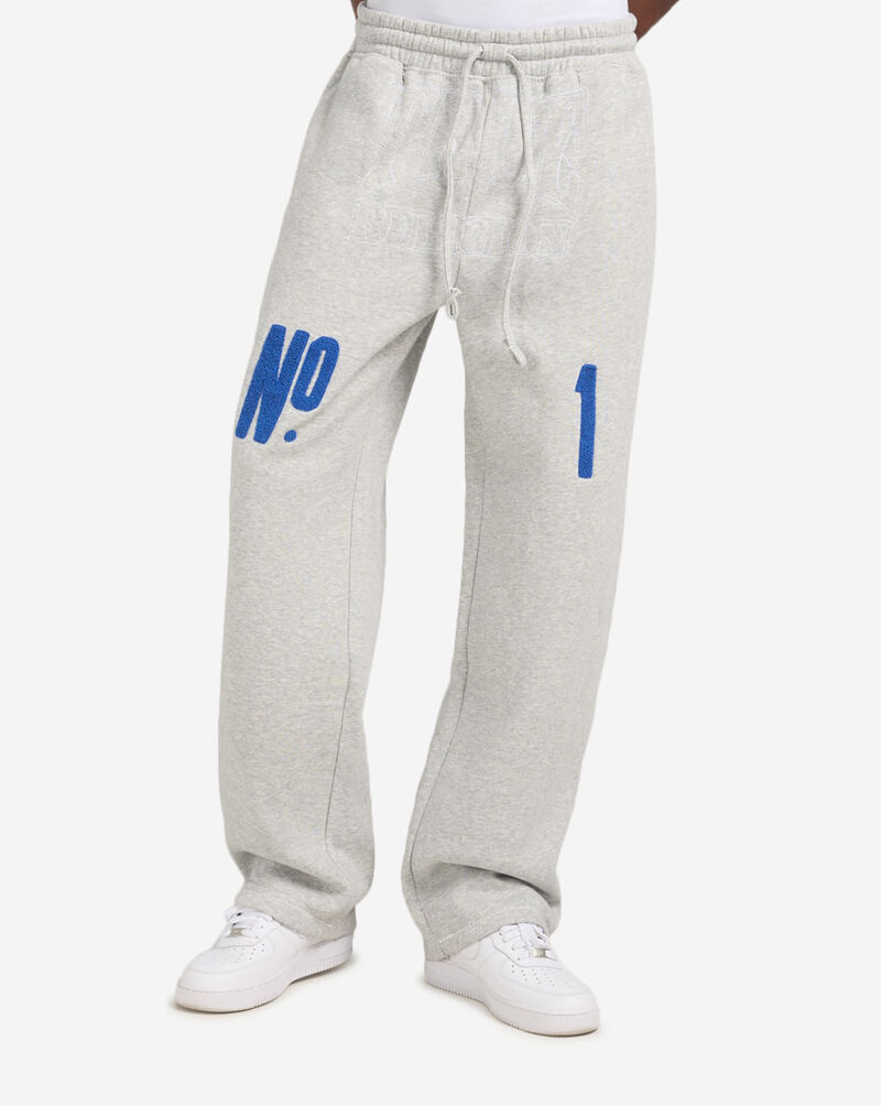 True Religion No. 1 Logo Big T Sweatpant 110787-GRY Grey 1