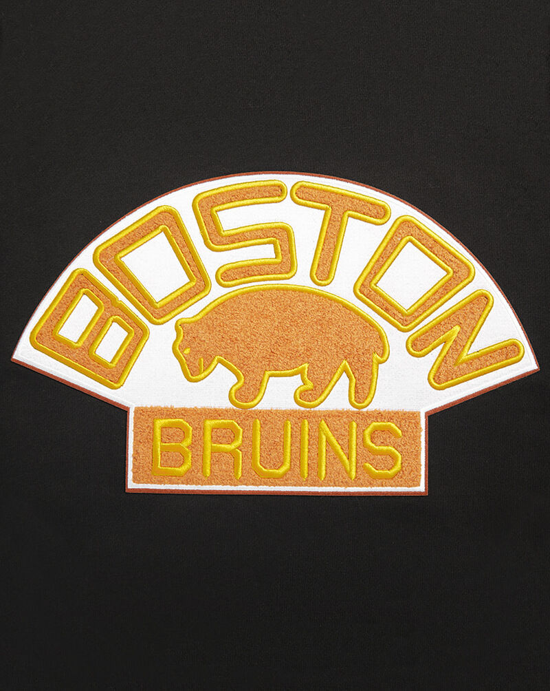 PRO STANDARD Boston Bruins Retro Classic Fleece Pullover Hoodie HBB567232-BYE Black 2