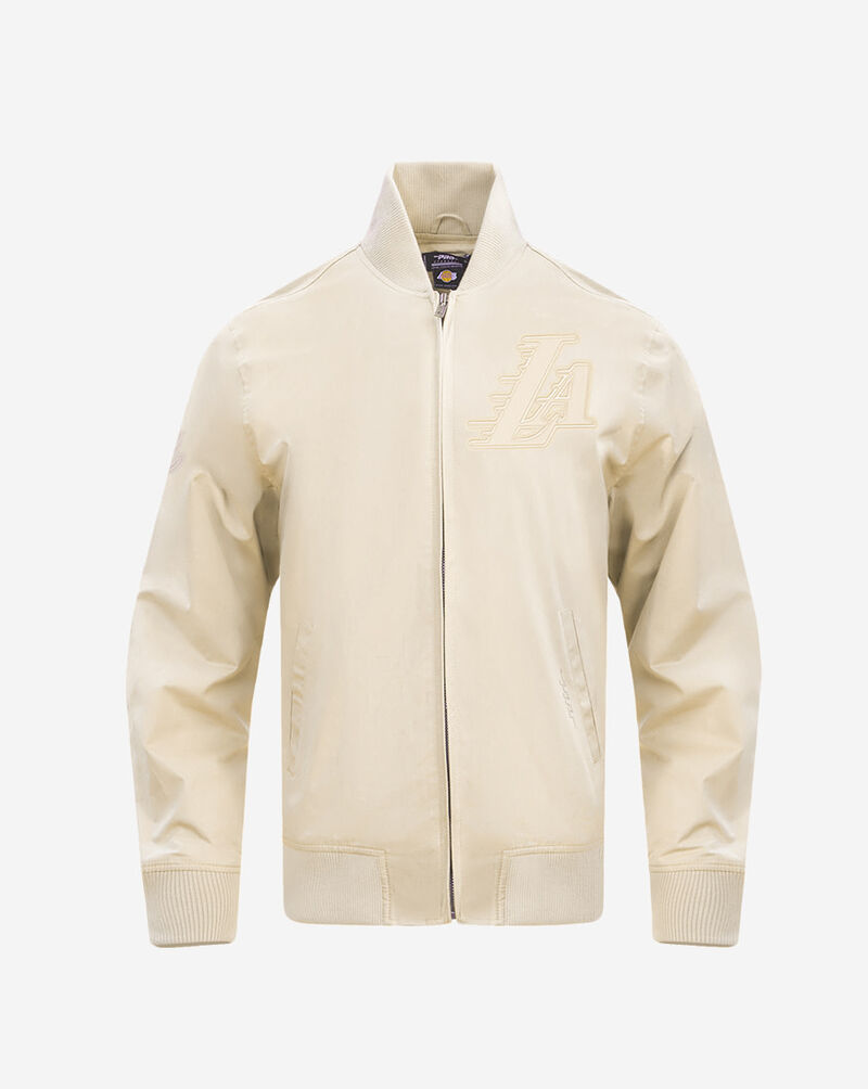 PRO STANDARD Los Angeles Lakers Neutral Twill Jacket BLL657335-EGG cream 1