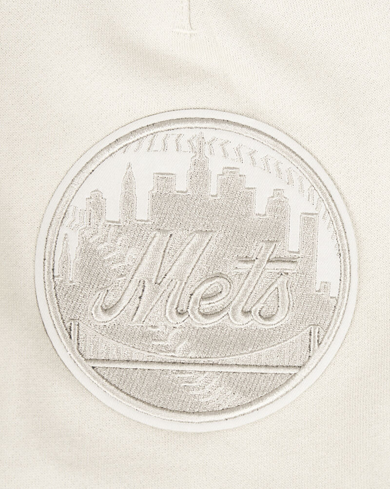 PRO STANDARD New York Mets Neutral Fleece Short  LNM3311669-EGG cream 4