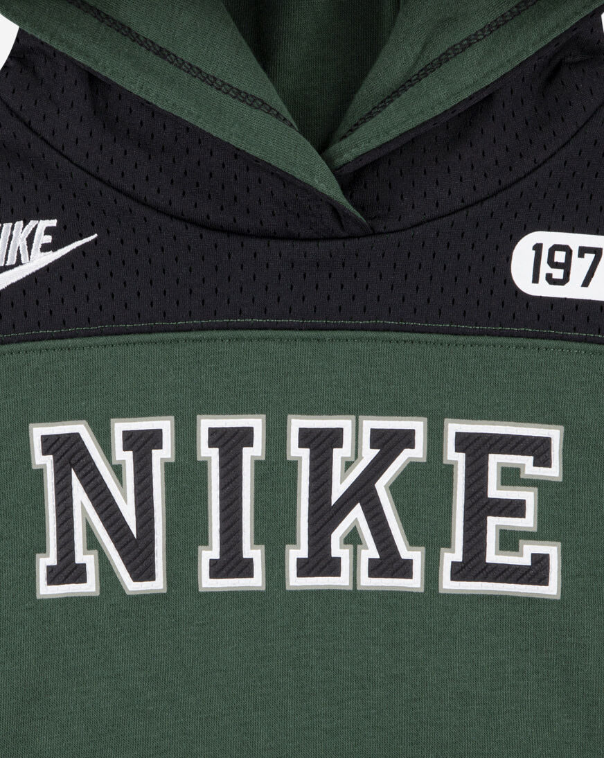 Shop Nike Toddler Athletic Department Fleece Set 76N226-F1J green