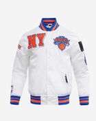 PRO STANDARD New York Knicks Mash Up Rib Satin Jacket BNK6515708-WRO White 1