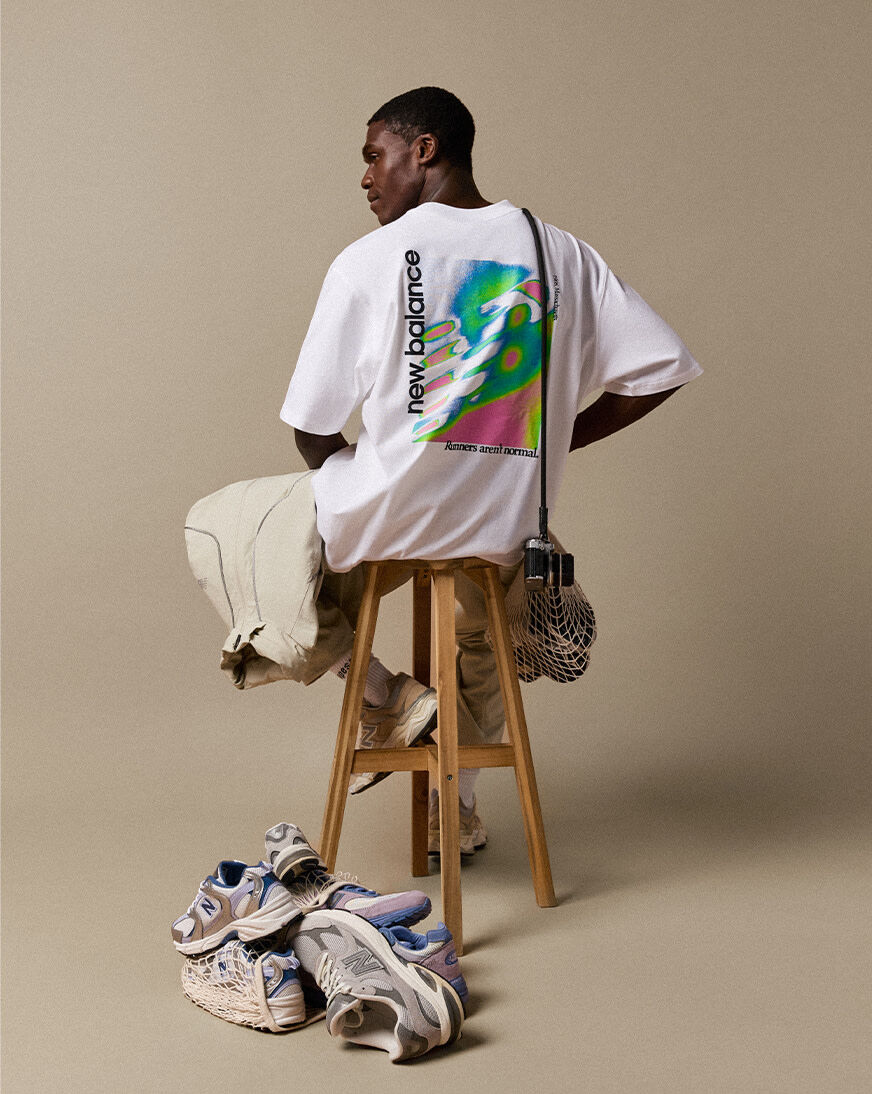 い*様 vallad item tee ホワイト M Shop New Balance Classic Tri-Logo Heat Map T-Shirt MT61V4ZG-WT