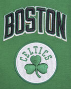 Boston Celtics Retro Classic Rib Cropped Fleece Pull Over Hoodie