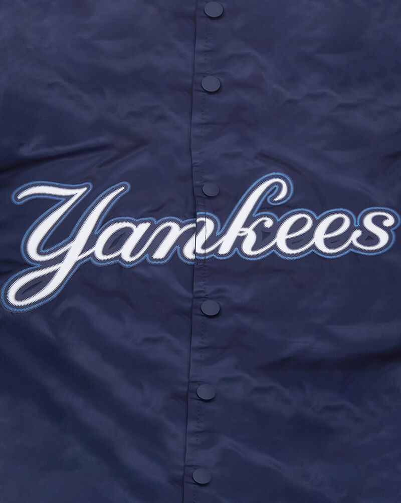 PRO STANDARD New York Yankees Big Logo World Series Satin Jacket LNY632059-MDN Blue 2
