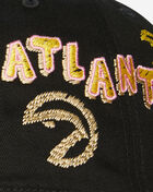 Mitchell  Ness Atlanta Hawks Sidewalk Sketch Strapback Hat HLUX5615-AHAYYPPPBLCK Multi 3