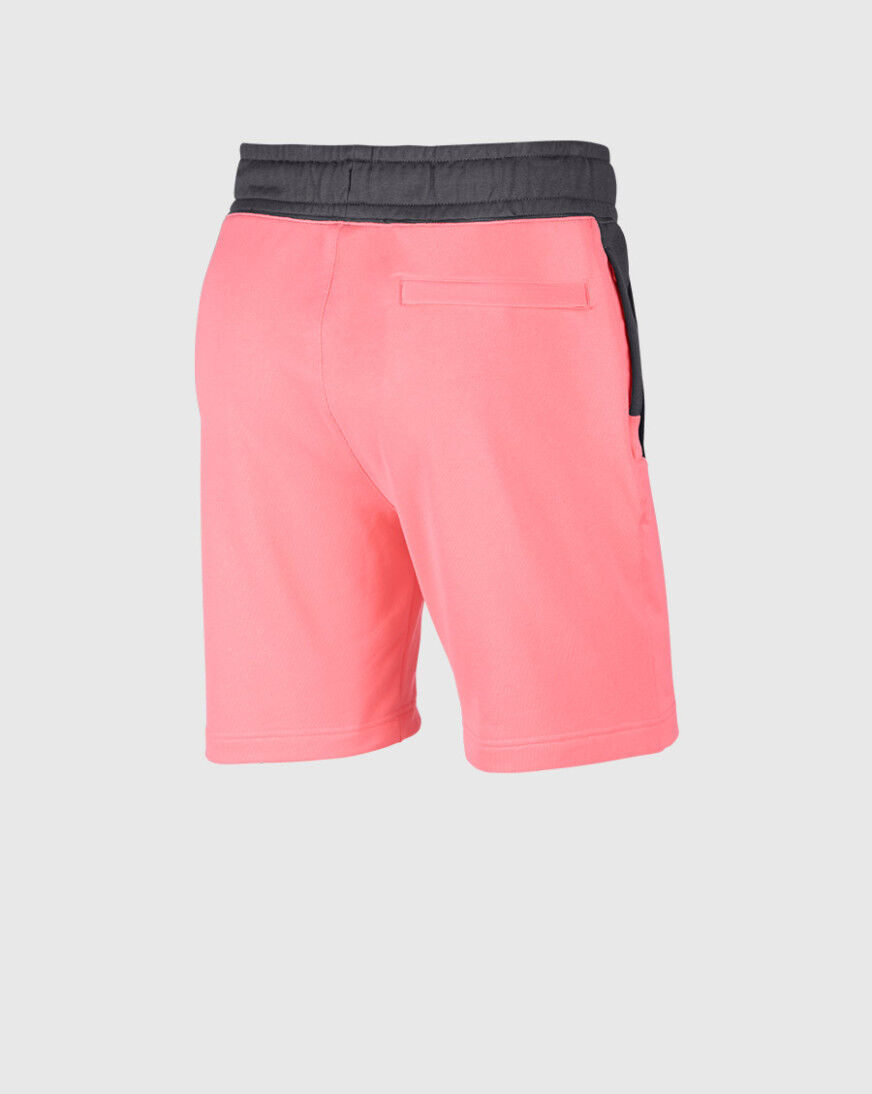 nike fleece shorts pink