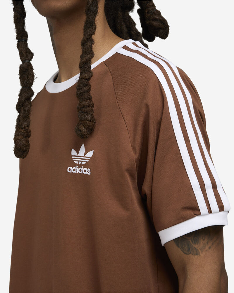 adidas 3-Stripes Tee IZ3071 Brown 3