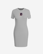 PRO STANDARD Detroit Tigers Short Sleeve Classic Body Con Dress LDTB37220-HGR Grey 1