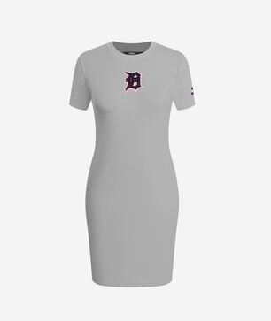 Detroit Tigers Short Sleeve Classic Body Con Dress