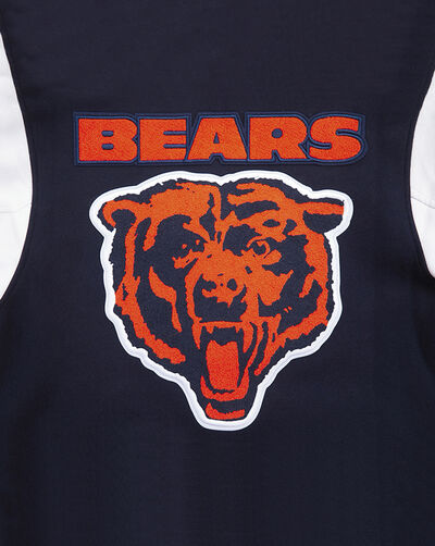 Chicago Bears Mash Up Rib Wool Varsity Jacket