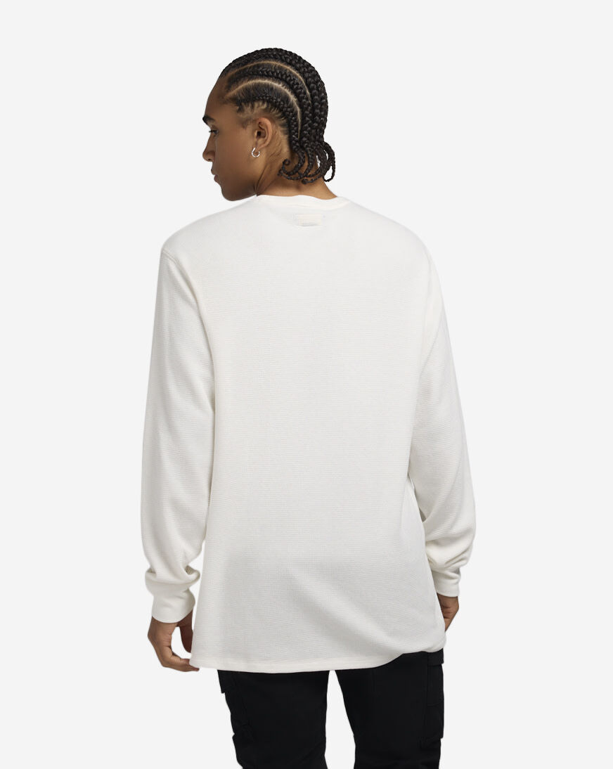 Shop Polo Ralph Lauren Embossed Thermal PWLE2F-J01-NEV white