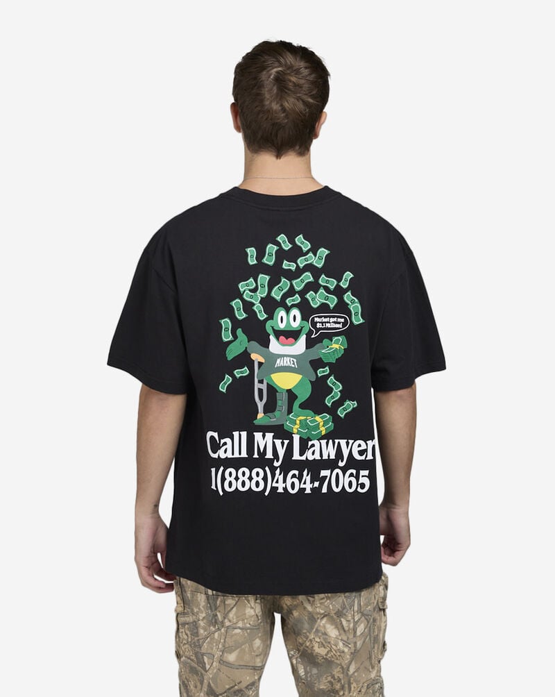 MARKET Watch Your Step T-Shirt 399001950-BLK Black 1