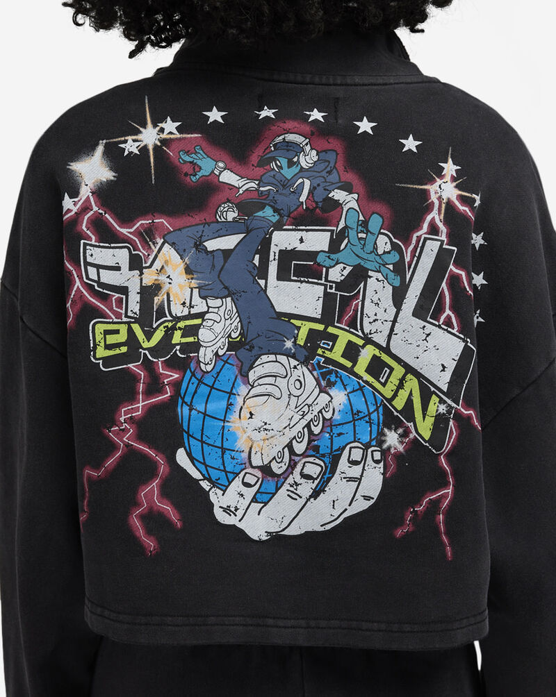 First Row Evolution Quarter Zip Fleece FRLF2480S-BLK Black 3