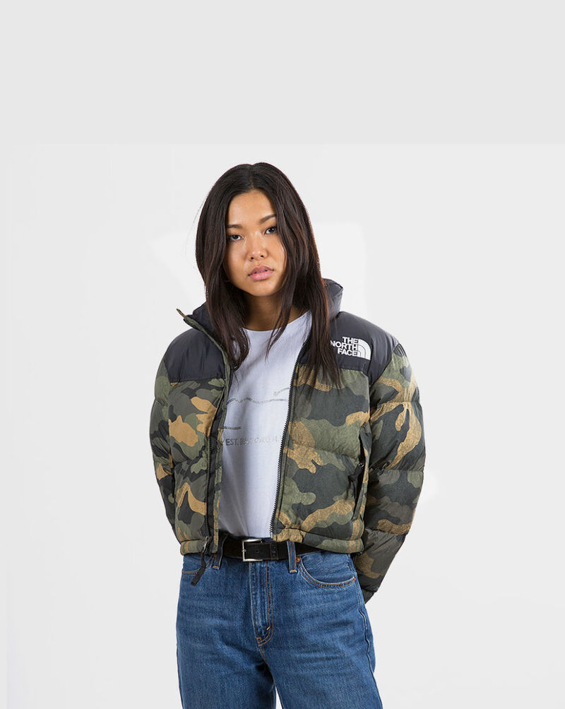 The North Face Nuptse Crop Jacket Womens Clothes Snipes Usa