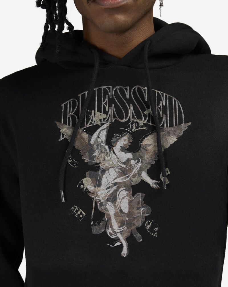 Mister Tee Camo Blessed Hoodie MTUS492-00007 Black 3