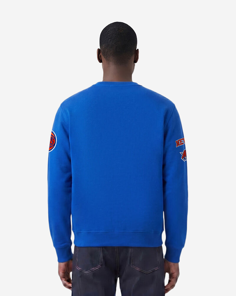 PRO STANDARD New York Knicks Old English Crewneck BNK5515692-RYB Blue 2