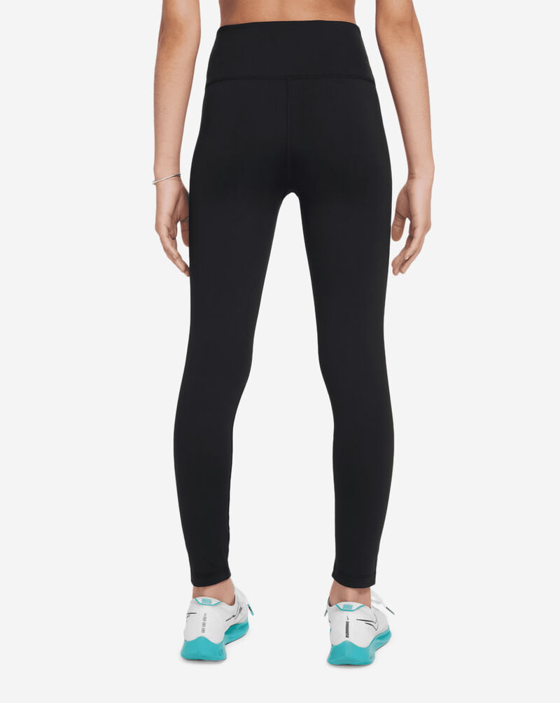 Nike Big Kids' Dri-FIT  High Waisted Leggings FZ5605-010 Black 2