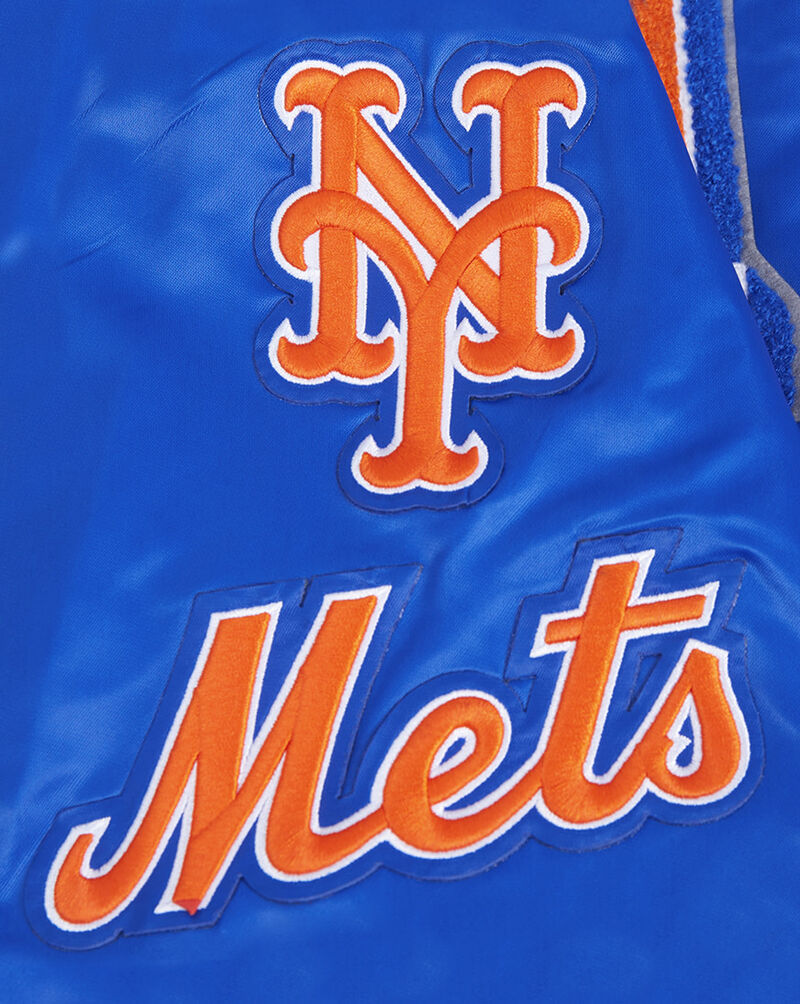 PRO STANDARD New York Mets Mash Up Rib Satin Jacket  LNM6314674-ROR Blue 4