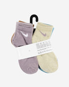 Nike Little Kids' 6PK Lurex Quarter Socks (5-7) GN1132-G7H Multi 2