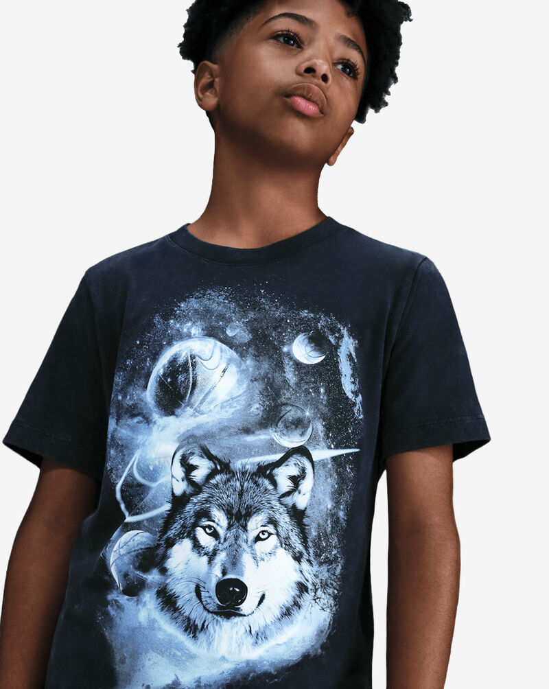 Nike Big Kids' NSW T-Shirt IF2295-451 Blue 4