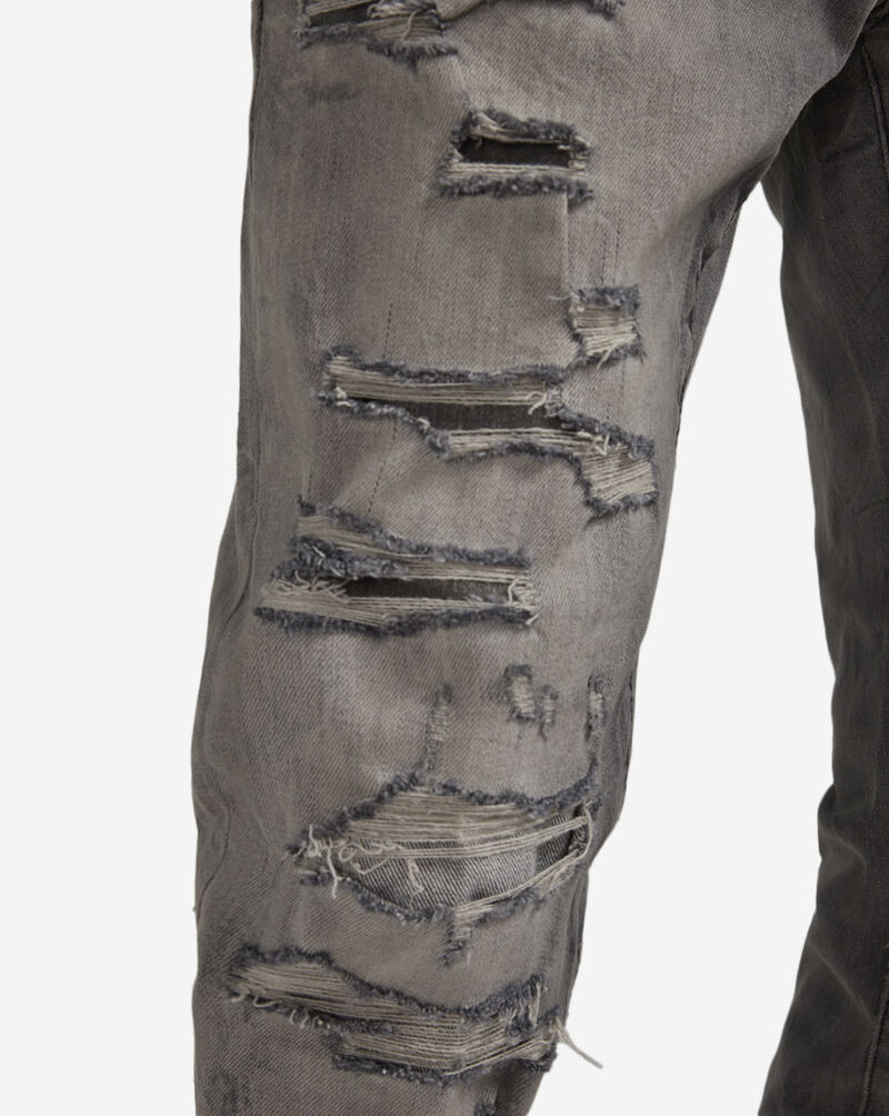 Jordan Craig 5Pkt Rip Repair Jeans JS3208-GRY Grey 3