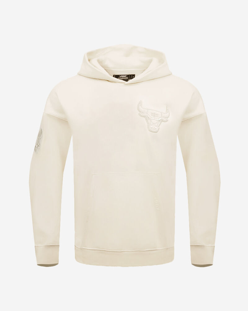 PRO STANDARD Chicago Bulls Neutral Drop Shoulder Fleece Pull Over Hoodie  BCB557093-EGG cream 1