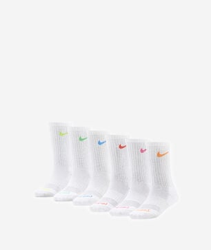 Little Kids' Dri-FIT Performance Basics 6Pk Crew Socks
