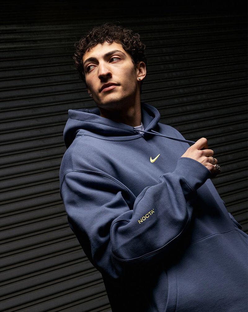 Nike NOCTA Fleece CS Hoodie FN7659-491 Blue 5