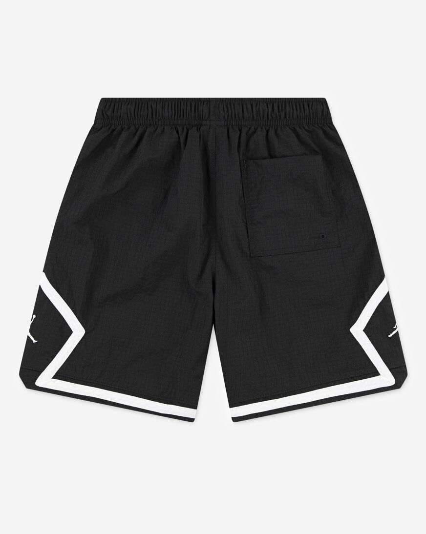 Shop Jordan Big Kids' Woven Diamond Shorts 95D825-023 black