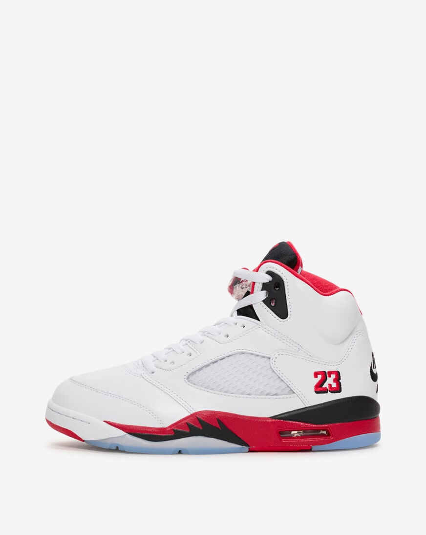 Air Jordan 5 ホワイト 9.5 US Size 9.5 - Air Jordan 5 Retro White Black for sale online | eBay