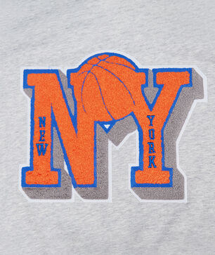 New York Knicks Mashup Rib Crewneck