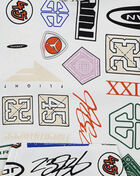 Jordan Big Kids' AOP Fleece Pullover Hoodie 95D601-782 Multi 2