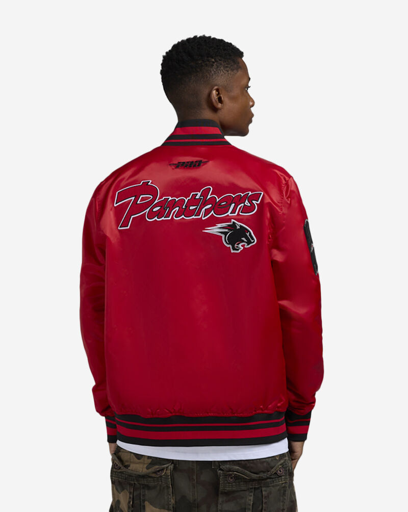 PRO STANDARD Clark Atlanta University Hoco Satin Jacket CCK671822-RBK Red 2