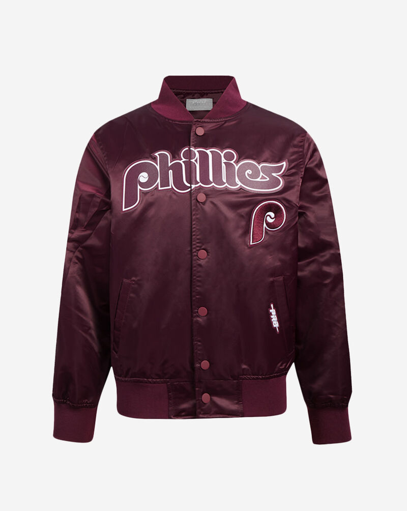 PRO STANDARD Big Boys' Philadelphia Phillies Classic Satin Jacket  LPHB6315080-WNE Red 1