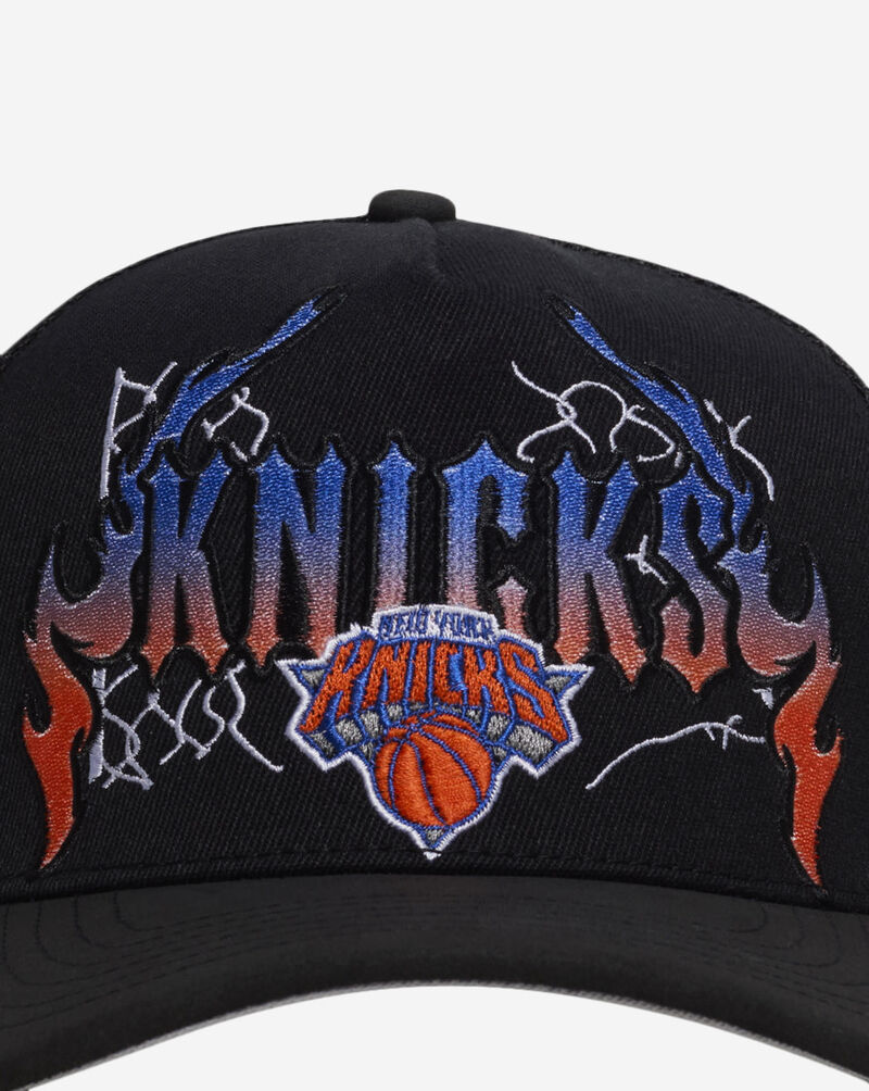 PRO STANDARD New York Knicks Breakout Wool Blend Pro Pinch Snapback Hat BNK7517552-BLK Black 2
