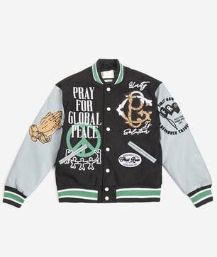 Kids' Peace Varsity Jacket