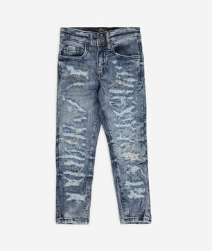 Kids' Distressed Slim Fit Jeans (2-7)