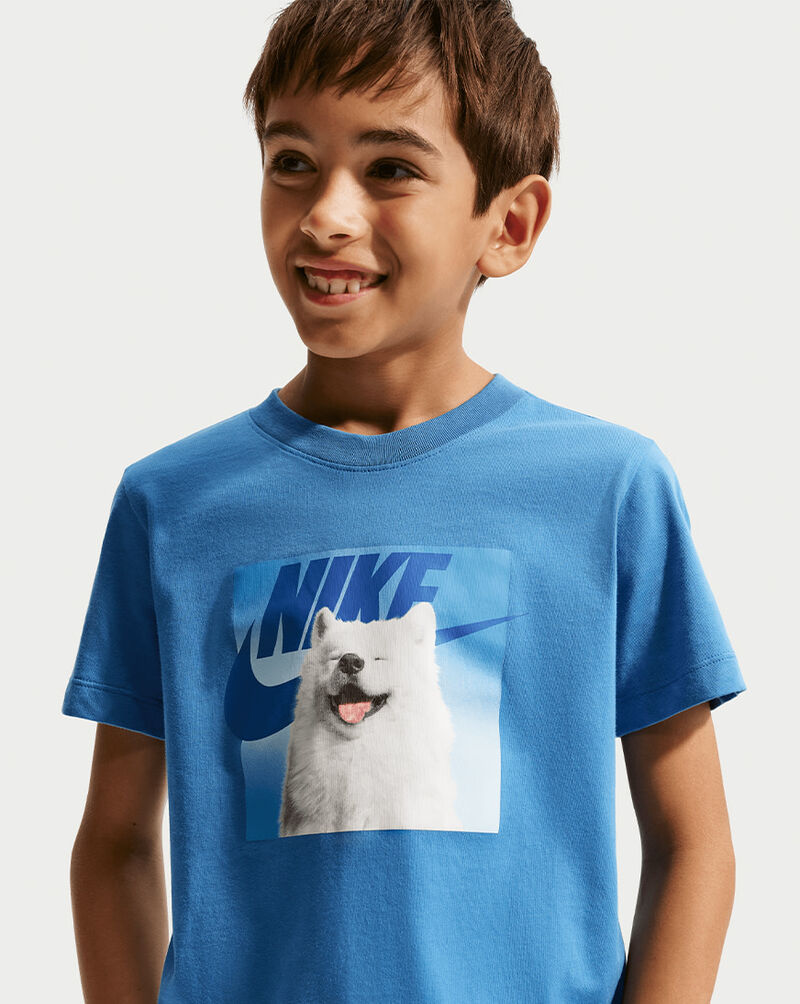 Nike Big Kids' NSW T-Shirt IO1977-402 Blue 3